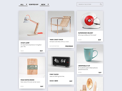 Product Card Gallery card cart clean design interface minimal product shop shopify store ui web