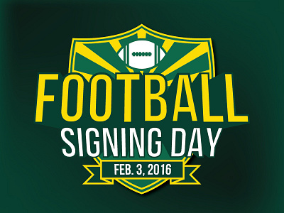 Football Signing Day Graphic athletics football signing day sports