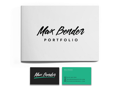 Portfolio branding business cards portfolio