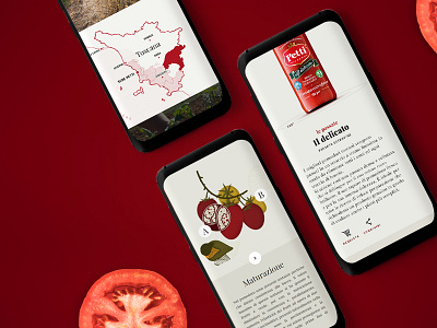 Petti Pomodoro - Website redesign food illustration italia italy petti pomodoro responsive tomato website
