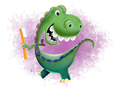Dino character dentist dentista dentistry dinosaur dinossauro mascot mascote odontologia personagem