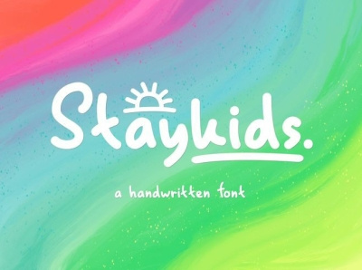 Stay Kids - Handwritten Font bold book branding casual child comic dingbats doodle font food halloween handwritten handwritting kids logo magazine quotable quotes