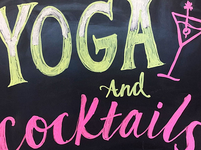 Yoga and Cocktails