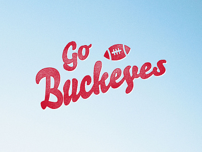 Go Buckeyes! illustration lettering typography