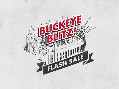 Buckeye Blitz! branding design illustration logo typography vector