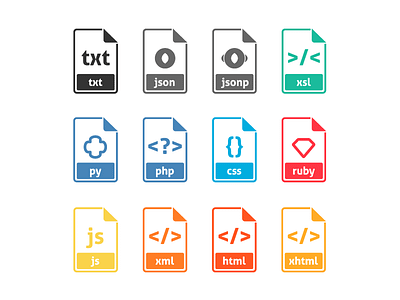 Developer File Icons