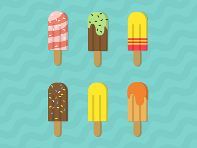 Ice Cream Joy cartoon cone cream design flat ice icecream illustration pattern summer vector