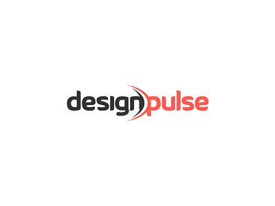 Design Pulse / Logo concept design design pulse logo orange red unused