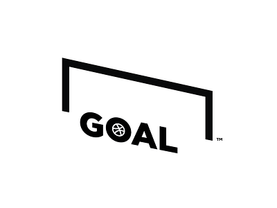 Score The Goal design dribbble giveaway goal illustration invite logo one shots