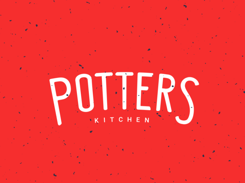 Potters Kitchen - Animation after effects animation brand chef cook design food identity logo meal motion vector