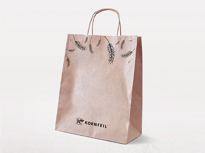 Eco-Paper Bag Design bag clean design eco graphics icon logo natural oat paper print symbols