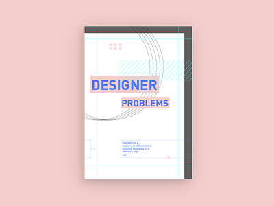 The Real Struggle designer error fail font graphic layout poster problem text tools type
