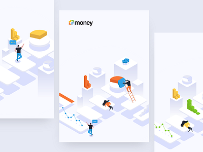 Isometric Is Back! ERP Systems brand branding clean design flat graphics icon illustration isometric logo mark poster print simple vector white