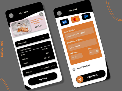 DailyUI #002 - Credit card checkout