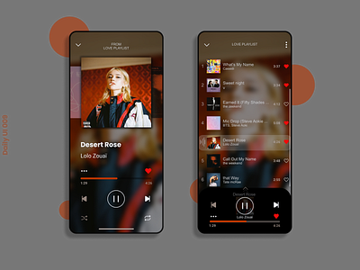 Daily UI 009 - Music Player