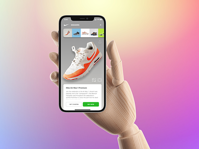 Nike Sneakers app app design figma malaysia mobile nike product shoes sneakers ui ux