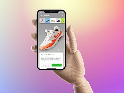 Nike Sneakers app app design figma malaysia mobile nike product shoes sneakers ui ux