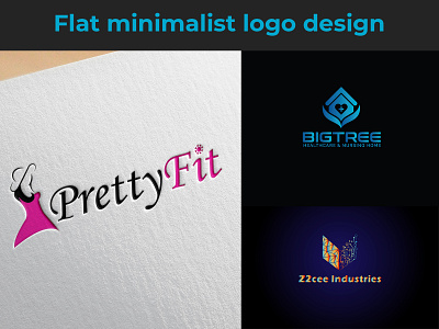 flat Minimalist Logo Design