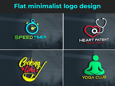 flat Minimalist Logo Design