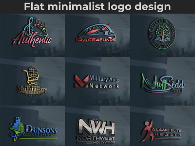 flat Minimalist Logo Design brand logo business logo car logo eye catching logo fish logo flat minimalist logo design food logo gym logo home logo hospital logo logo design logo maker logos marketing logo mountain logo movie logo real estate logo travel logo