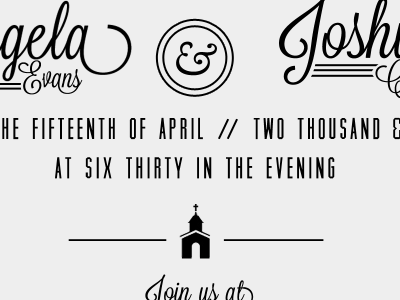 Wedding Invite icons invite typography wedding