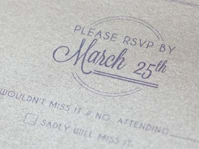 Wedding Invite RSVP printed icons invite rsvp typography wedding