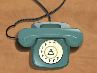 Phone - poster element element poster retro texture vector