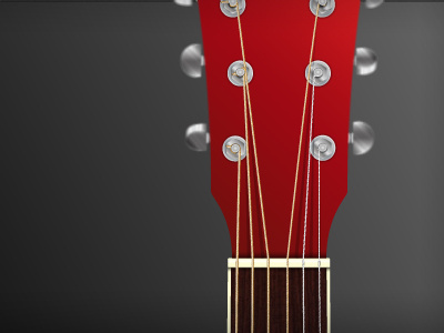 Guitar-Head guitar illustration illustrator music photoshop texture