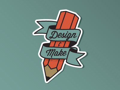 Design Sticker illustration illustrator pencil sticker wisdom script