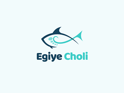 Egiye Choli Logo branding fish fishery fishfeed fishlogo logo minimal nutrition