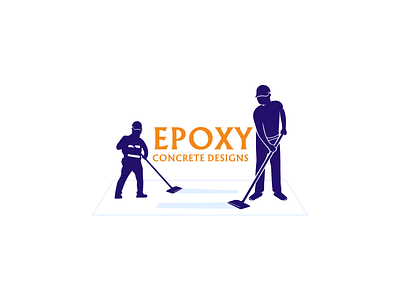 Epoxy Concrete Designs branding commercial concrete design epoxy epoxydesign floor industrial logo logodesign