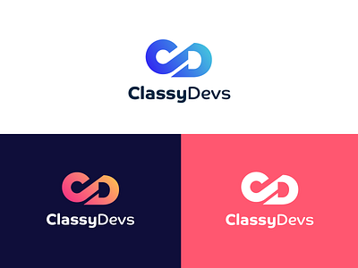 ClassyDevs logo brand branding classy coding data design logo tech technology