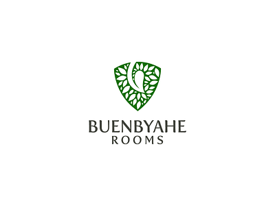 Buen Byahe Rooms Logo accomodation aesthetic brand branding design eco hotel logo logodesign minimal tourism