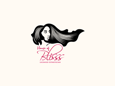 House of Bliss logo aesthetic biotech brand branding design healthcare illustration logo logodesign minimal vector