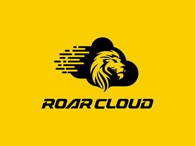 Roar Cloud Logo brand branding cloud logo computer data data logo design hosting it logo logo logodesign minimal networking logo tech logo technology