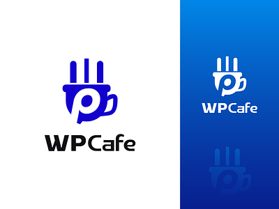 WPCafe Logo aesthetic branding cafe cafe logo design logo logodesign minimal plug plugin plugins logo tech logo technology vector web logo wordpress wordpressplugin wp logo