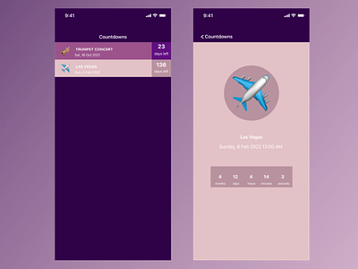 Daily UI: Countdown Timer app dailyui design ui