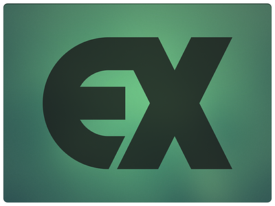 EX Logo rebound design logo minimal rebound