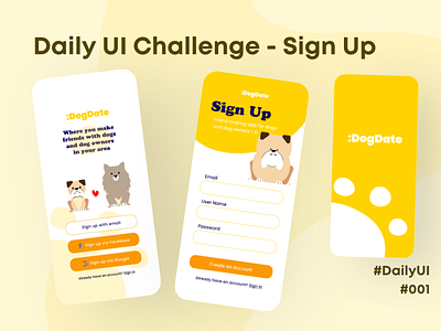 Daily UI #001 - Sign Up