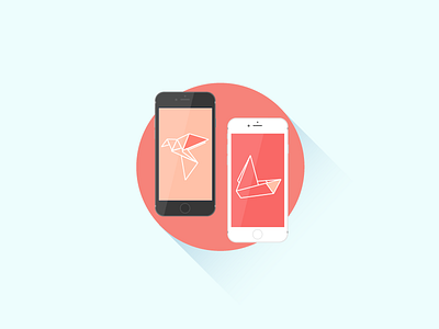 Mobile App Personalization app flat illustration liquid mobile personalization