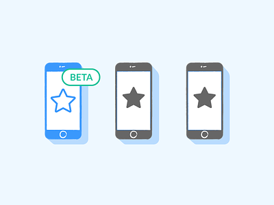 Beta testing illustration app beta blue developers development illustration liquid mobile testing
