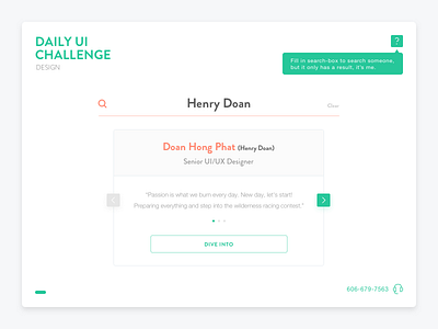 Daily UI Challenge #01 | Portfolio Cover challenge cover daily design flat full portfolio screen simple ui ux
