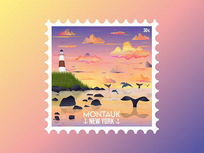 Montauk Stamp