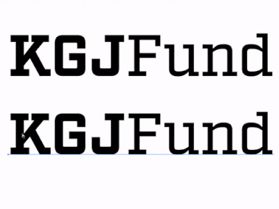 KGJF logo (not used) aerodynamics logo slab-serifs type
