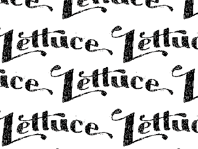 #Sketchbookproject lettuce pattern food lettering lettuce pattern sketch