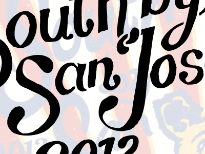 SXSJ lettering/branding (rough)