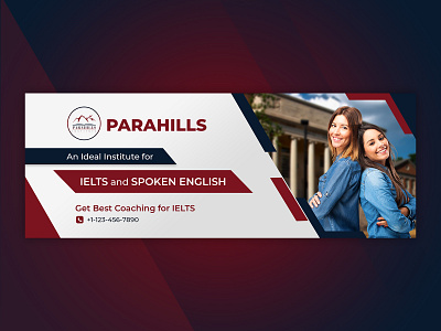 Flyer Design for PARAHILLS IELTS and Spoken English