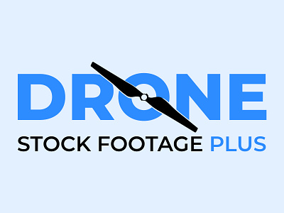 Drone Stock Footage Plus Logo Design design dronelogo flatlogo footagelogo graphic design logo logodesign ui