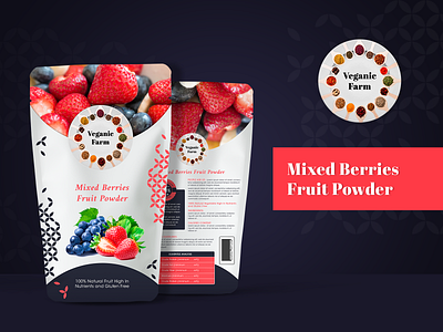 Food Powder Product Package Design