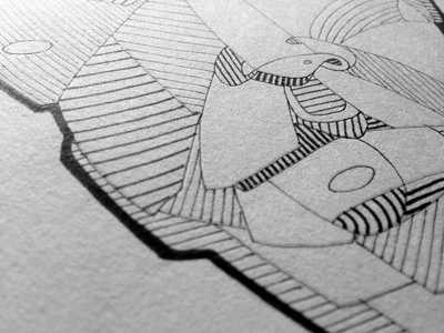 Sketch Book V12 drawing experiment hatching ink mockup sketchbook technique